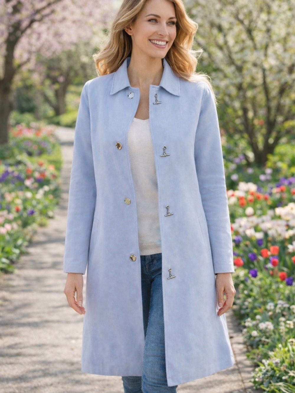 Periwinkle Coat Jacket